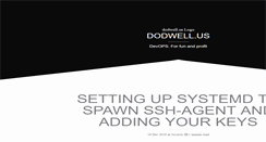 Desktop Screenshot of dodwell.us