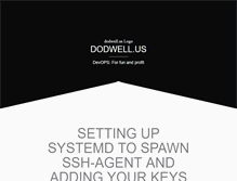 Tablet Screenshot of dodwell.us
